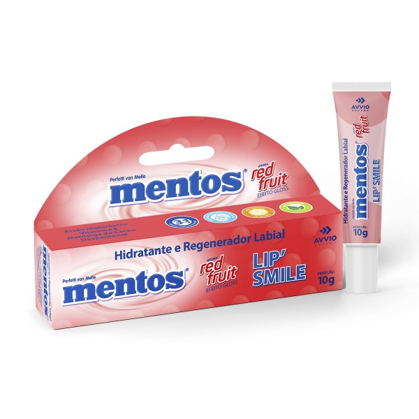 HIDRATANTE LABIAL MENTOS RED FRUIT Farmácia da Paulinha