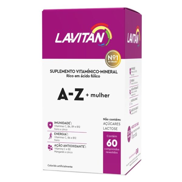 LAVITAN A-Z MULHER COM 60 CAPSULAS