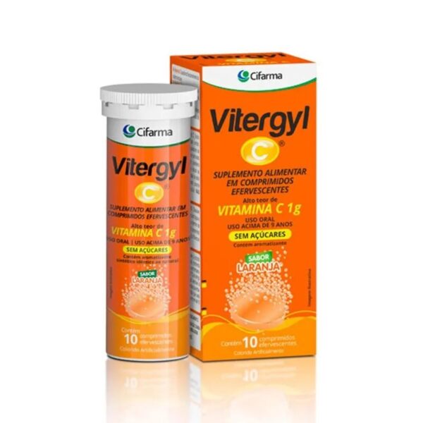 VITERGYL C EFERVESCENTE 1G COM 10 COMPRIMIDOS