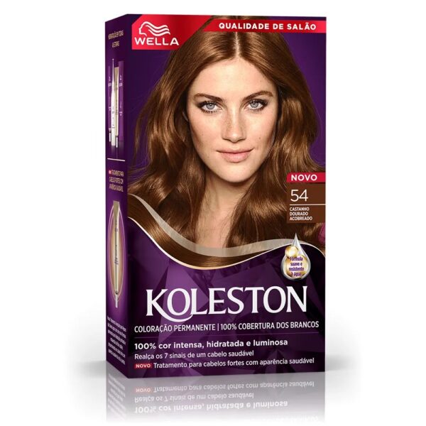 TINTA KOLESTON 54 CASTANHO DOURADO ACOBREADO