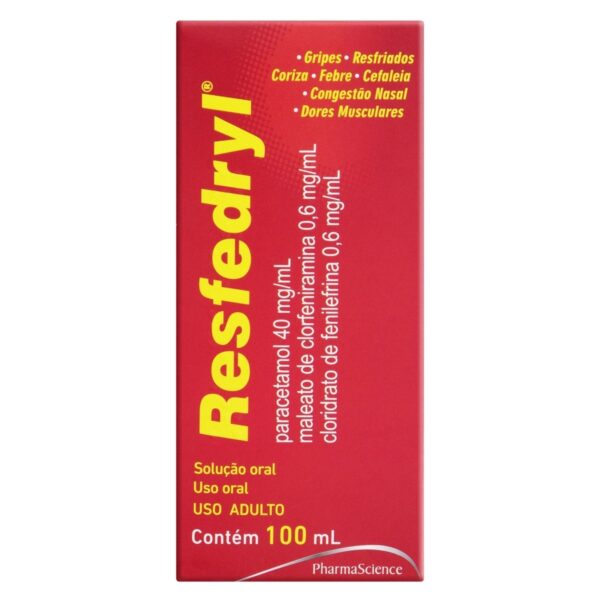 RESFEDRYL SOLUÇÃO 100ML