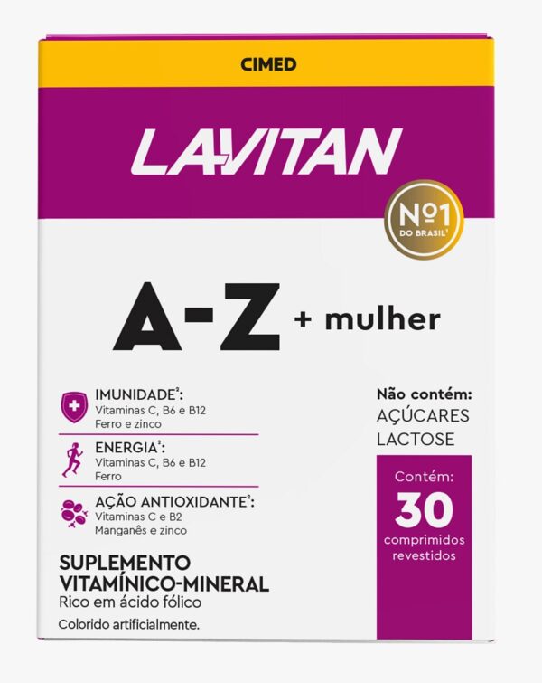 LAVITAN A-Z +MULHER COM 30 COMPRIMIDOS